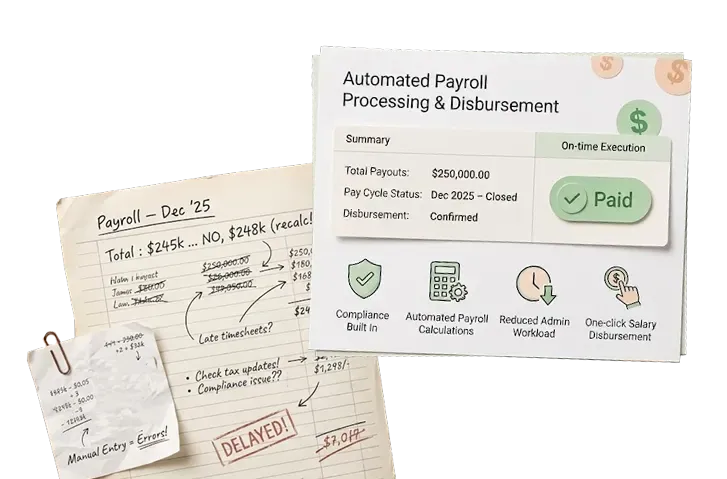 Payroll that runs on